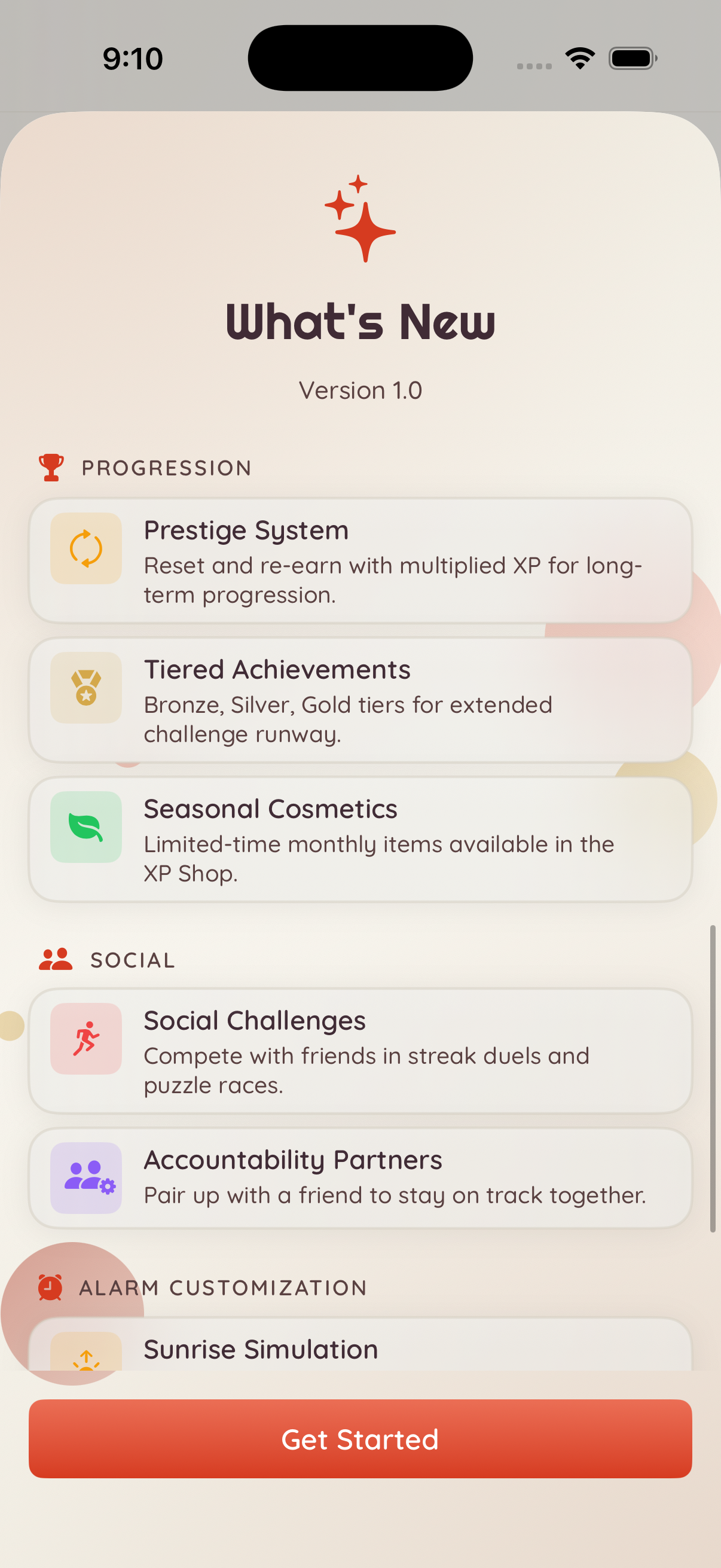Solving a puzzle to dismiss the alarm